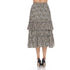 Crinkle H-L Floral Skirt - Beige  SK1005